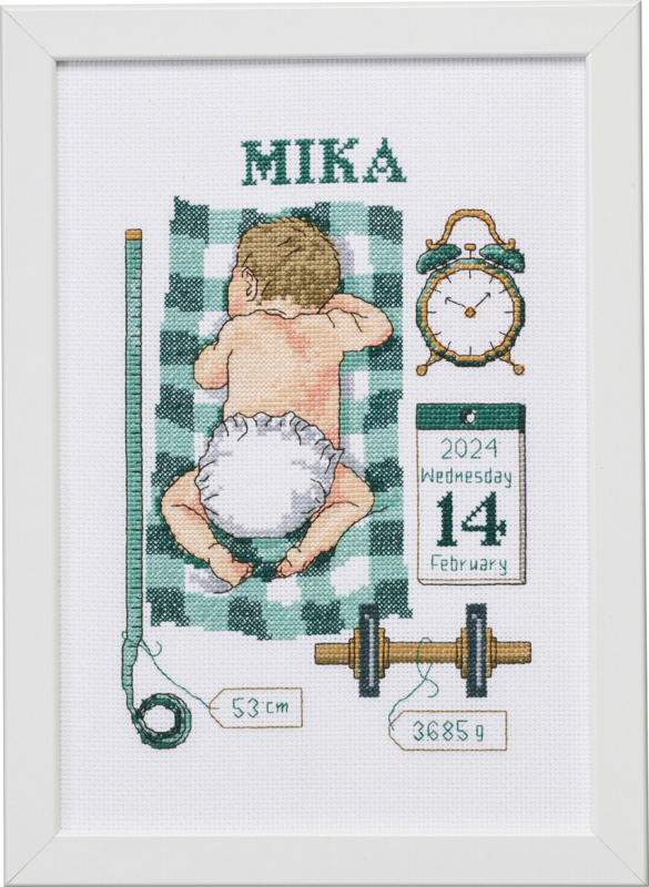 Broderikit Dopminne Mika 21 x 30 cm