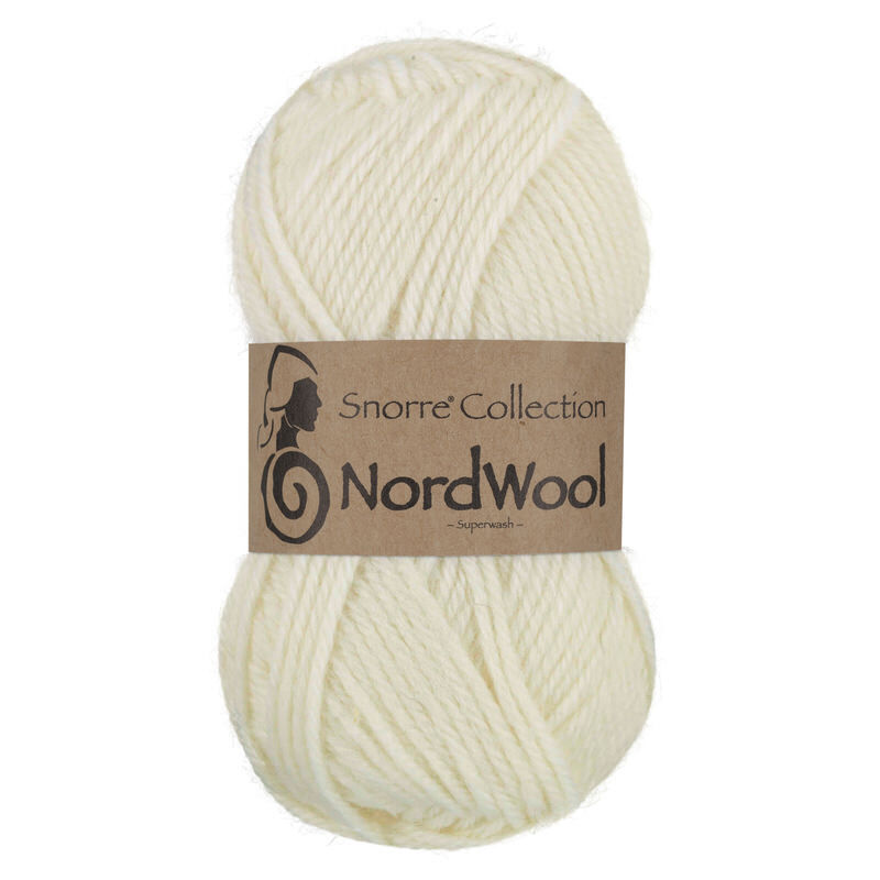 Viking Snorre NordWool 100 Blekt vit