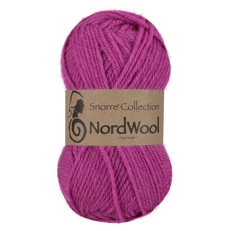 Viking Snorre NordWool 174 Mörk rosa