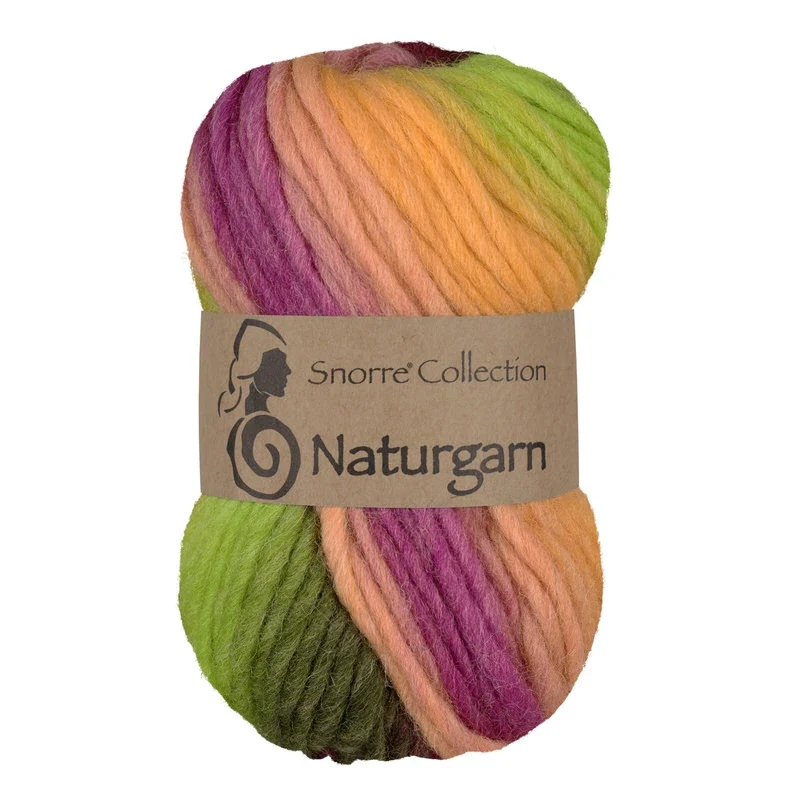 Viking Snorre Naturgarn 644 Multi gul/grön