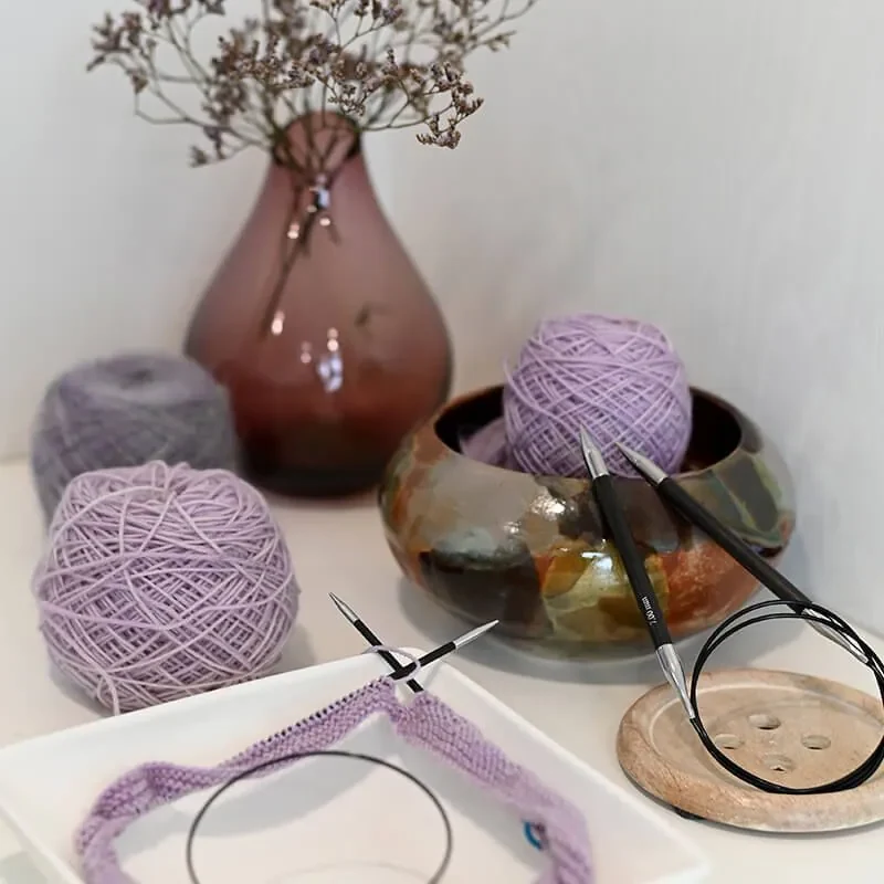 KnitPro Karbonz FAST Rundsticka, 100 cm