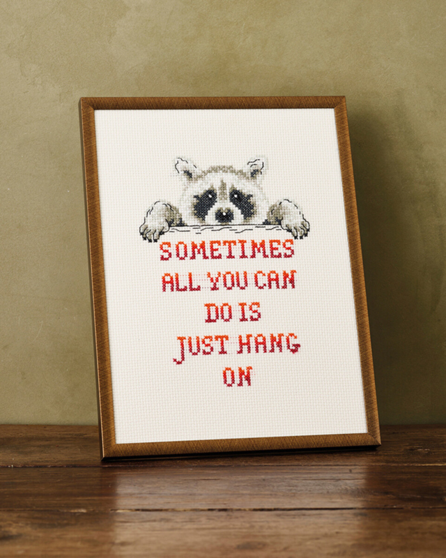 Broderikit Tvättbjörn R5703 18 x 24 cm