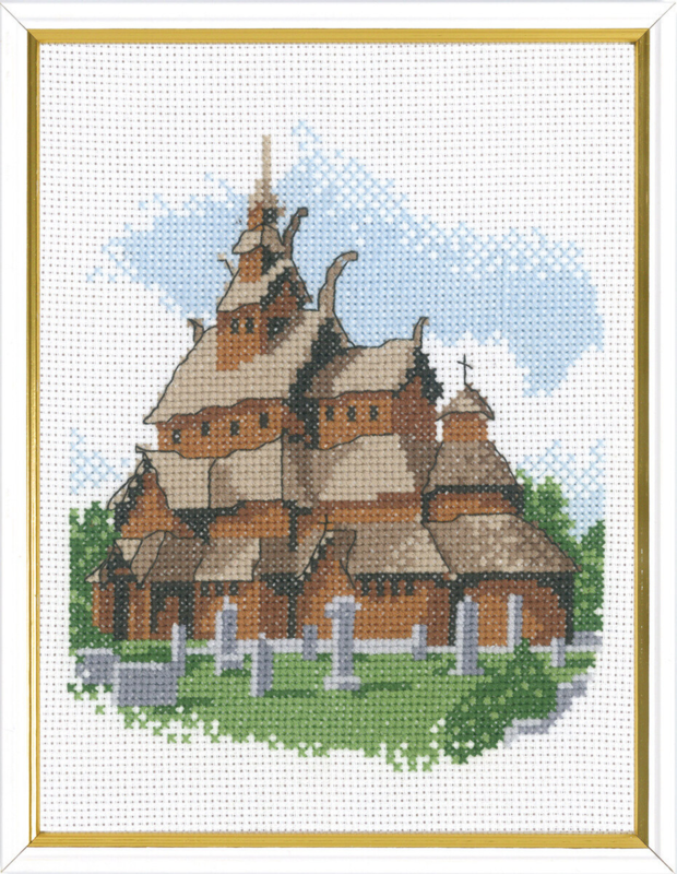 Broderikit Stavkyrka R5611 17 x 22 cm