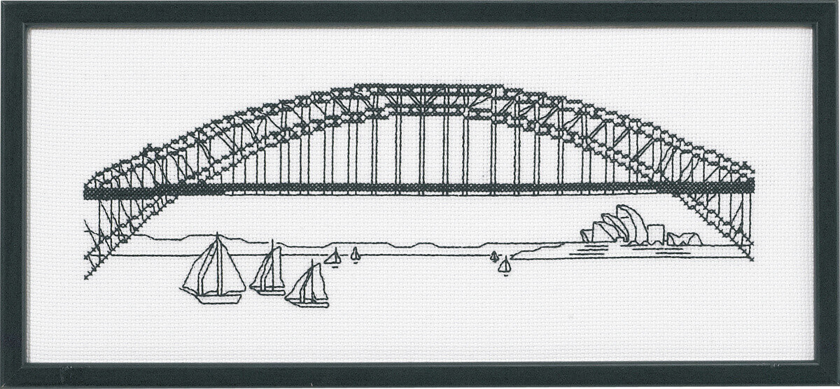 Broderikit Harbour Bridge 5496 36 x 15 cm