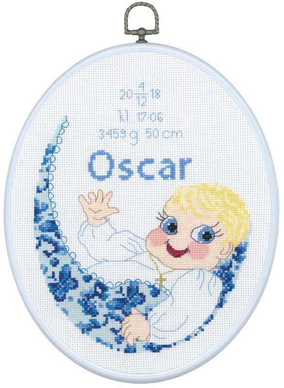 Broderikit Oscar m/5958/03 20 x 26 cm