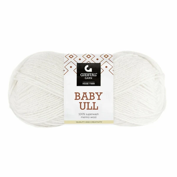 Gjestal Baby Ull 8539 Kitt