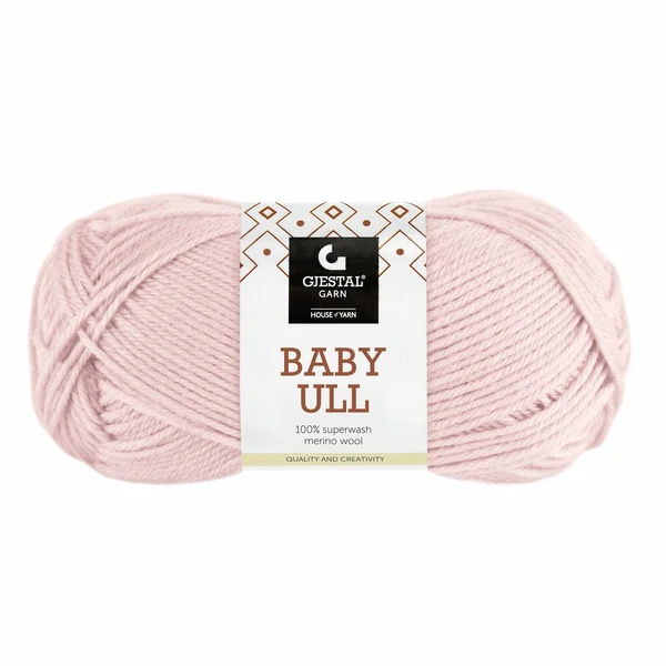 Gjestal Baby Ull 8560 Puderrosa
