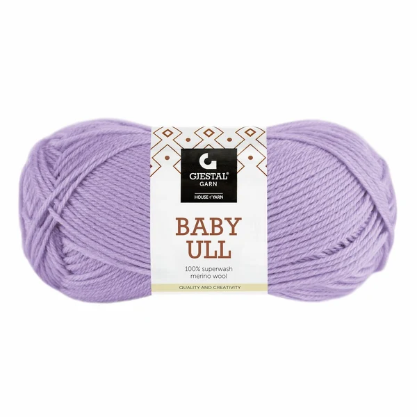 Gjestal Baby Ull 8532 Ljus lavendel