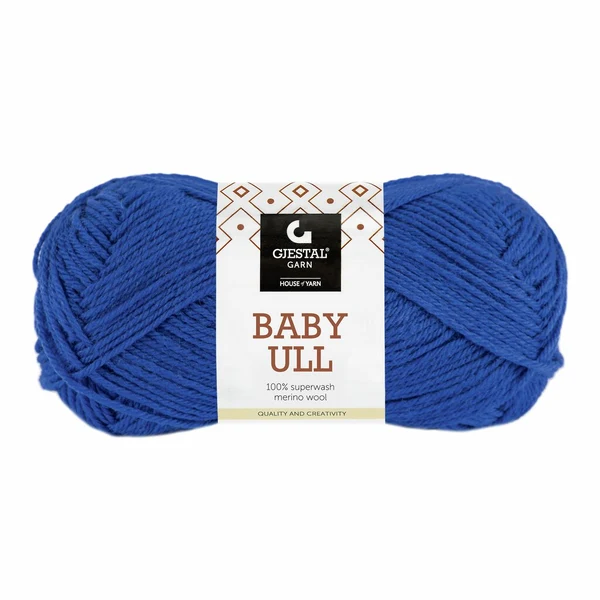 Gjestal Baby Ull 8540 Kungsblå