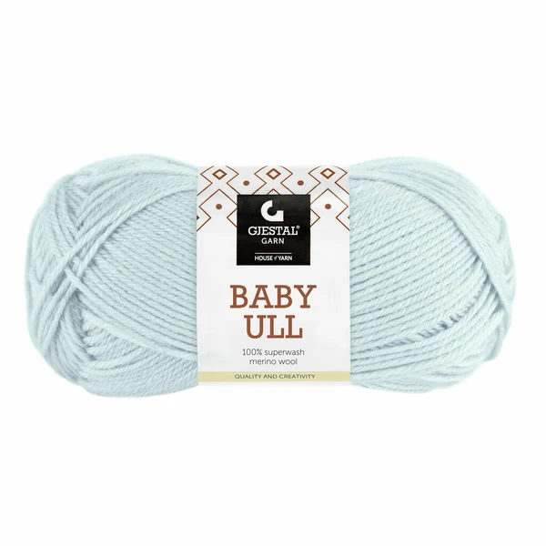 Gjestal Baby Ull 8558 Ljusblå