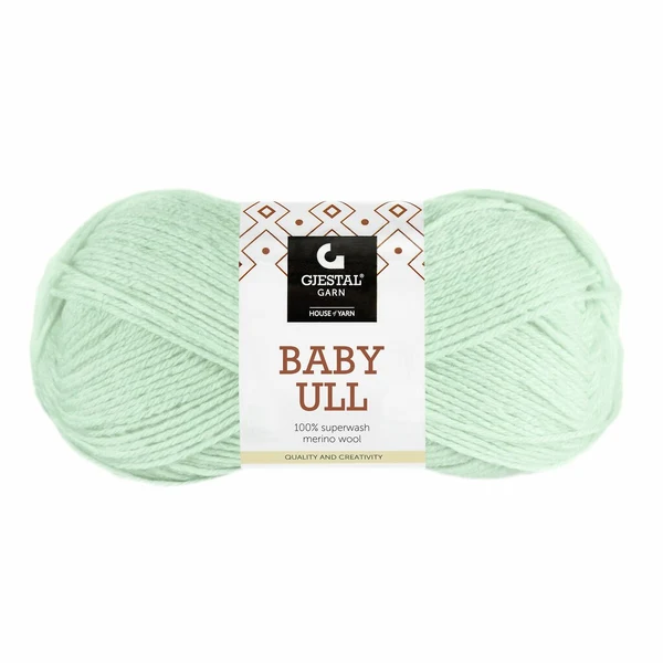 Gjestal Baby Ull 8537 Mintgrön