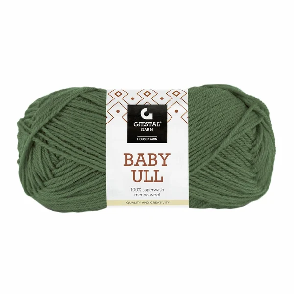 Gjestal Baby Ull 8563 Armégrön
