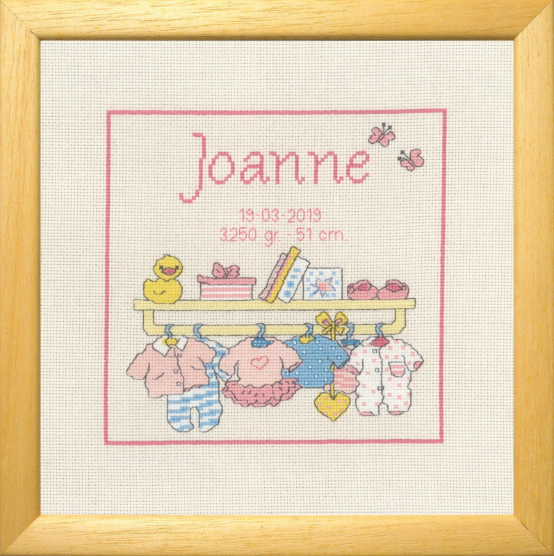 Broderikit Bobbi Joanne 22 x 22 cm