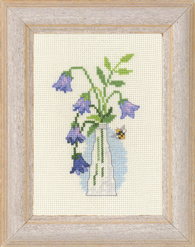 Broderikit Klockblomma R5406 13 x 18 cm