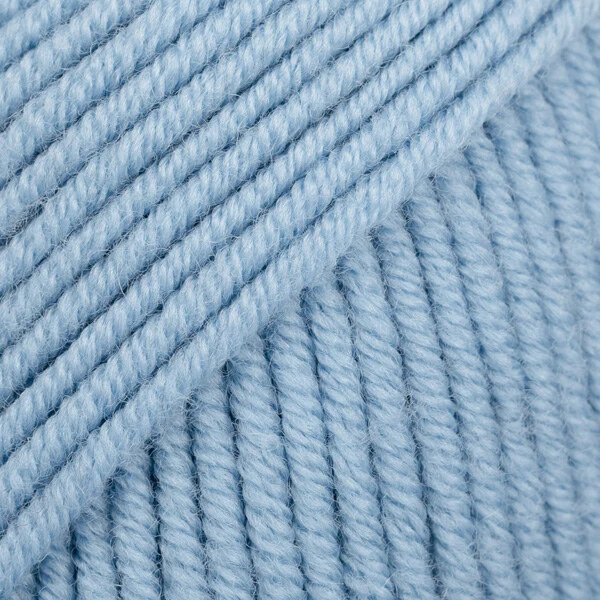 DROPS Merino Extra Fine 19 Drömblå (Uni Colour)