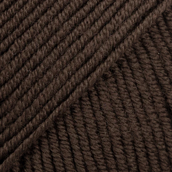 DROPS Merino Extra Fine 09 Mörk brun (Uni Colour)