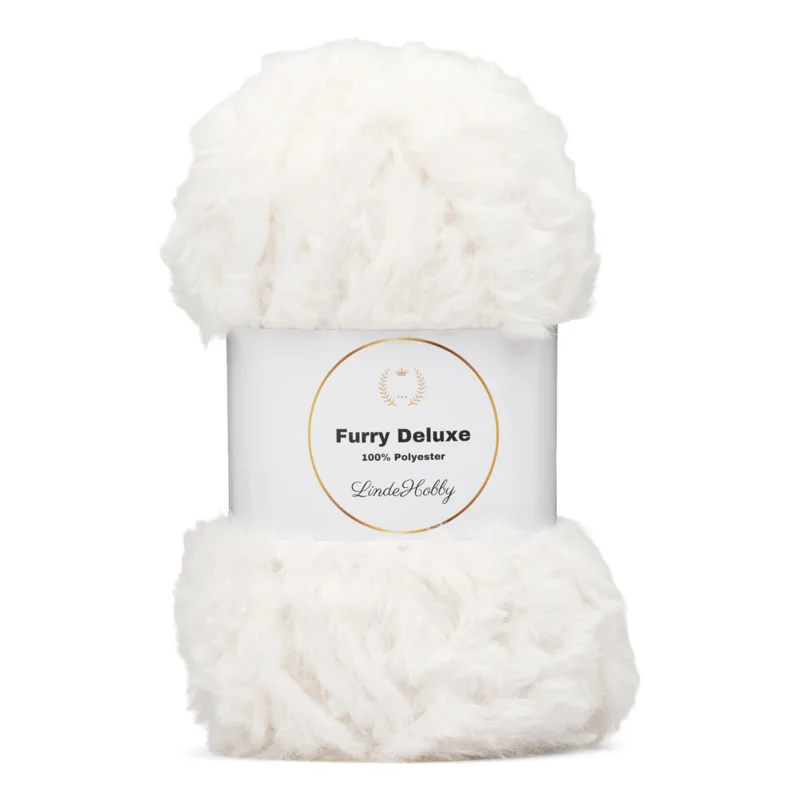 LindeHobby Furry Deluxe 01 Arktisk Snö