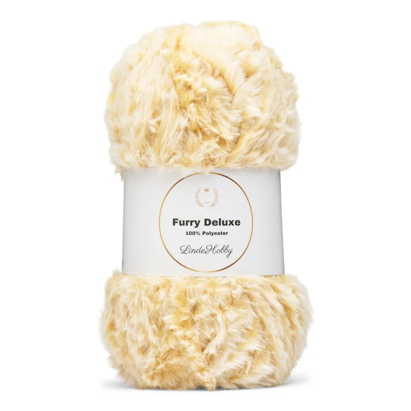 LindeHobby Furry Deluxe 02 Vaniljkräm
