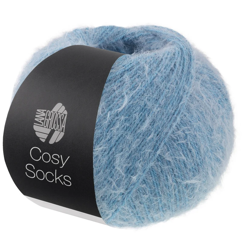 Lana Grossa Cosy Socks 14 Duvblå