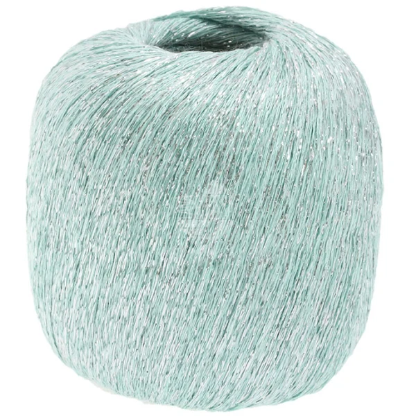 Lana Grossa Brillino 11 Pastellgrön/Silver