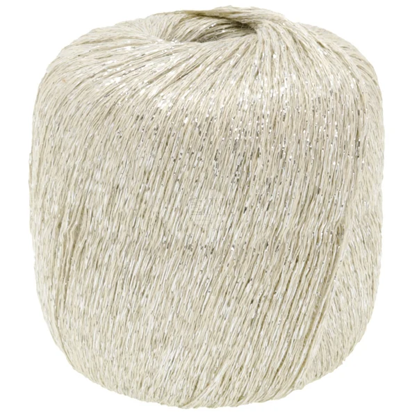 Lana Grossa Brillino 32 Kräm/Silver