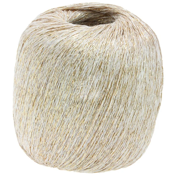Lana Grossa Brillino 09 Vit/Guld