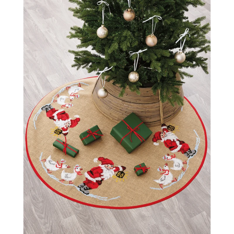 Jultomte och Gås Ø125 cm