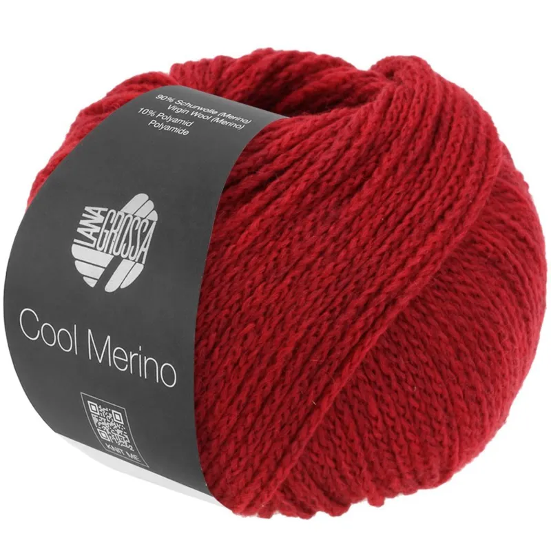 Lana Grossa Cool Merino 34 Röd