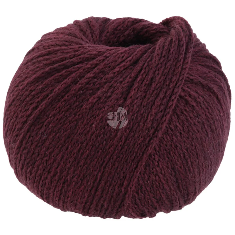 Lana Grossa Cool Merino 28 Rödbrun