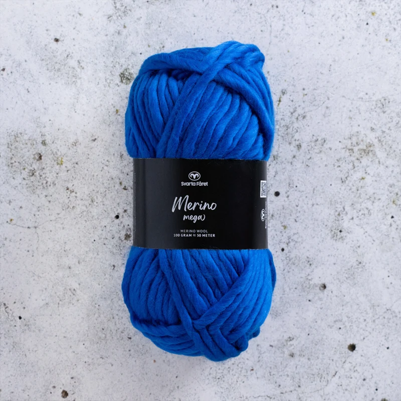 Svarta Fåret Merino Mega 00 Blå ton