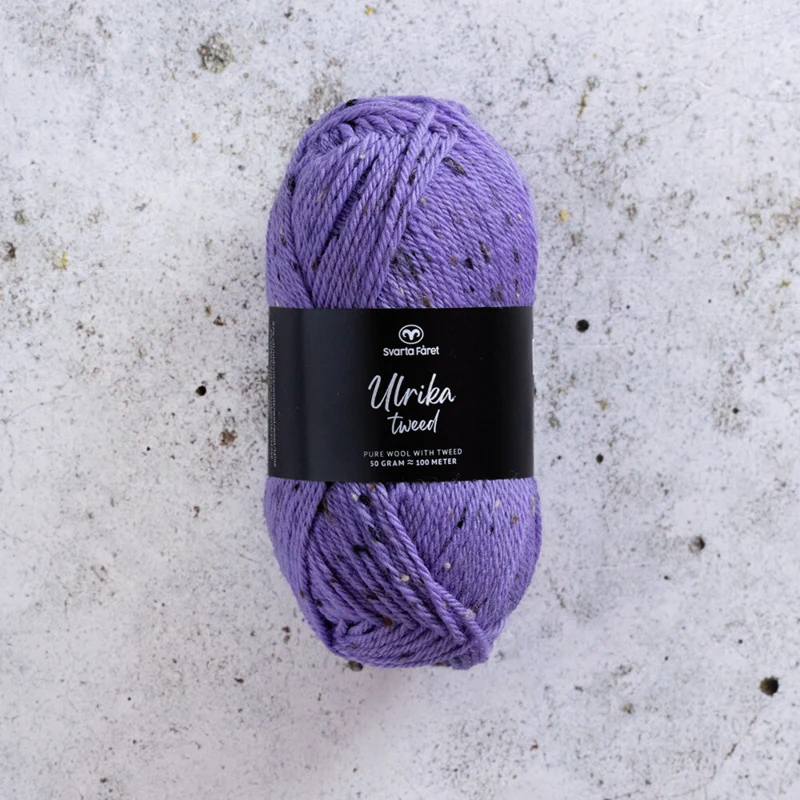 Svarta Fåret Ulrika Tweed 00 Lila majs