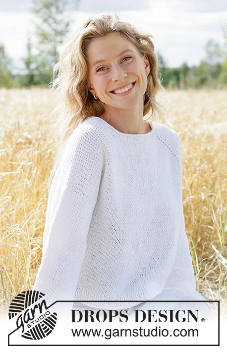 267-25 Summer Living Sweater by DROPS Design