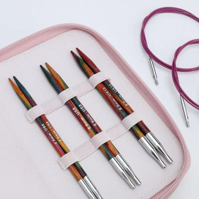 KnitPro Symfonie 2 Utbytbara Rundstickor Set, Starter Set, 13 cm