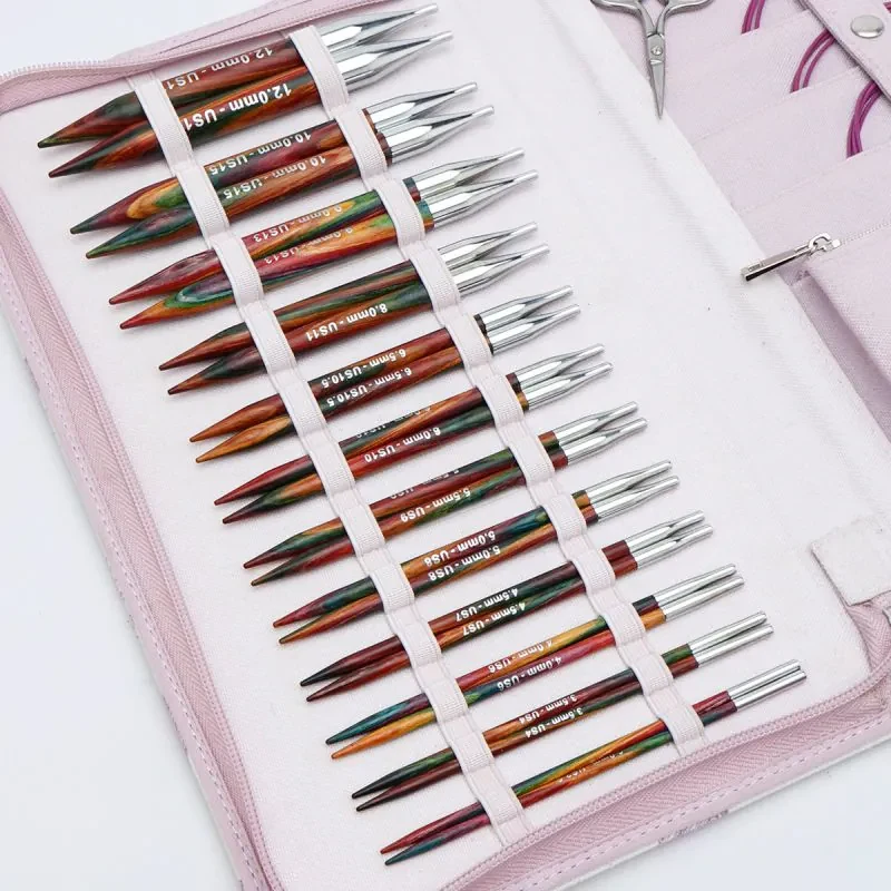 KnitPro Symfonie 2 Utbytbara Rundstickor Set, Grande, 13 cm