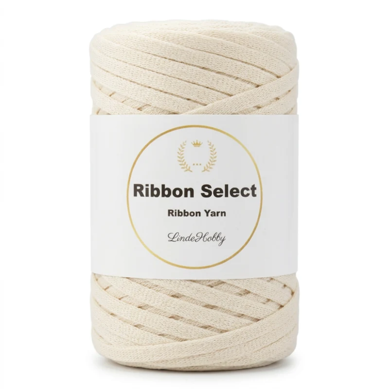 LindeHobby Ribbon Select 55 Gräddvit