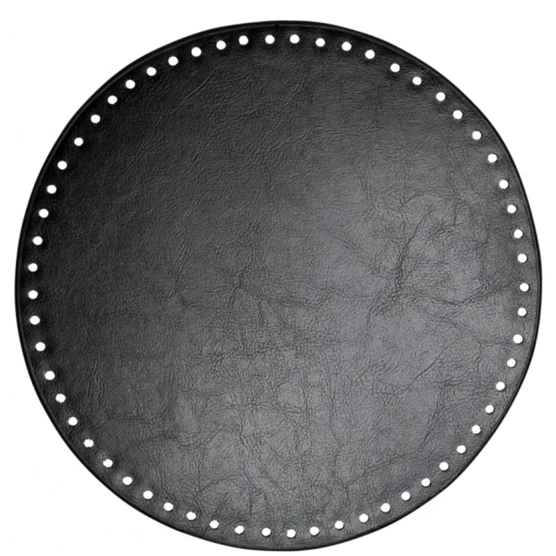 Go Handmade Rund Bas: Svart, 25 cm