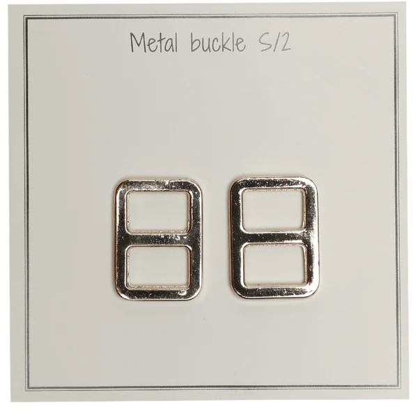 Go Handmade Metallspänne 25 x 19 mm, Guld