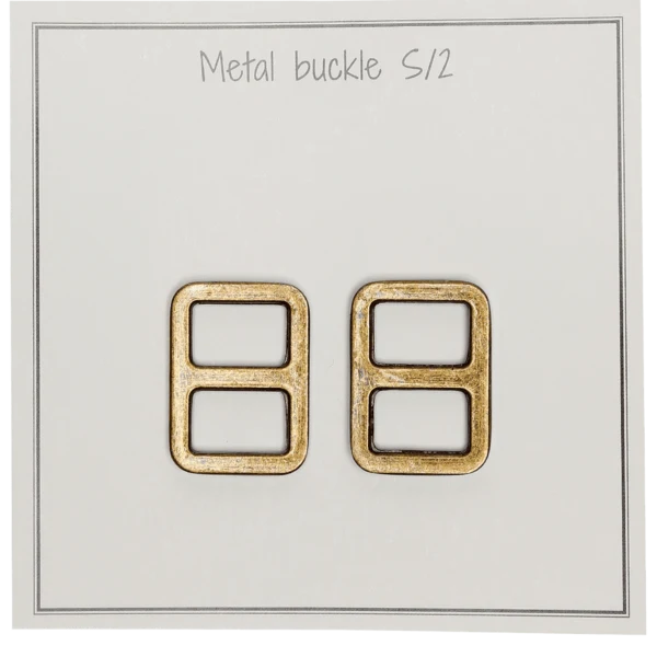 Go Handmade Metallspänne 25 x 19 mm, Brons