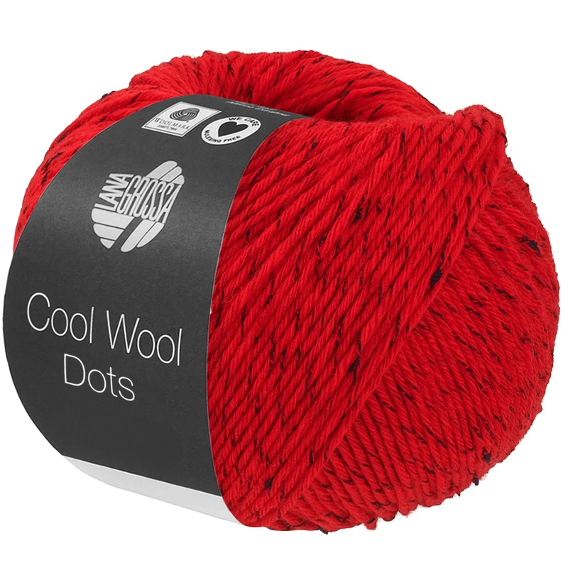 Lana Grossa Cool Wool Dots 05 Röd