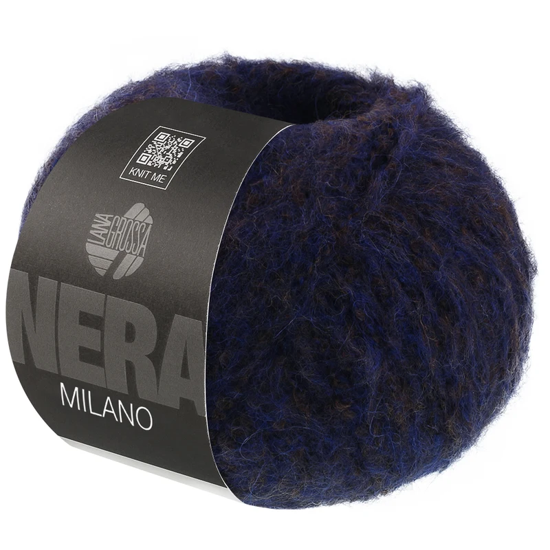 Lana Grossa Milano 11 Blå/brunmelerad