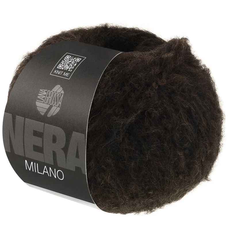 Lana Grossa Milano 04 Svartbrun