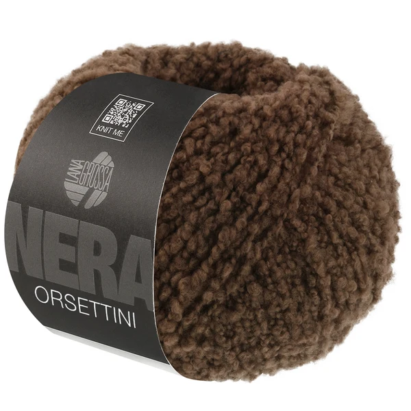Lana Grossa Orsettini 05 Mörkbrun