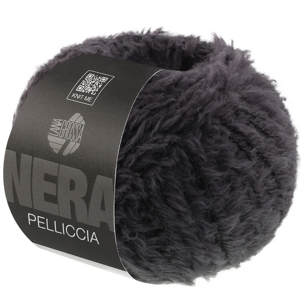 Lana Grossa Pelliccia 07 Mörkgrå