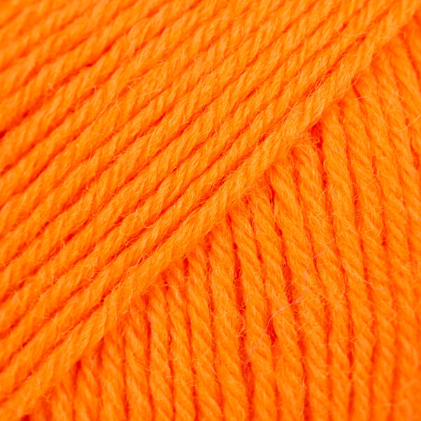 DROPS Fabel Uni Colour 119 Elektrisk orange