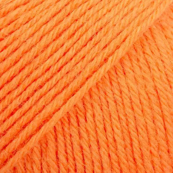 DROPS Fabel Uni Colour 119 Elektrisk orange