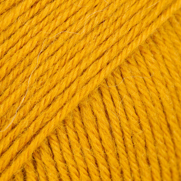 DROPS Fabel Uni Colour 111 Senapsgul