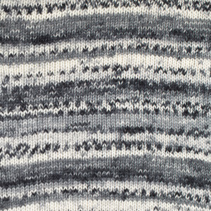 DROPS Fabel Print 905 Svart/natur