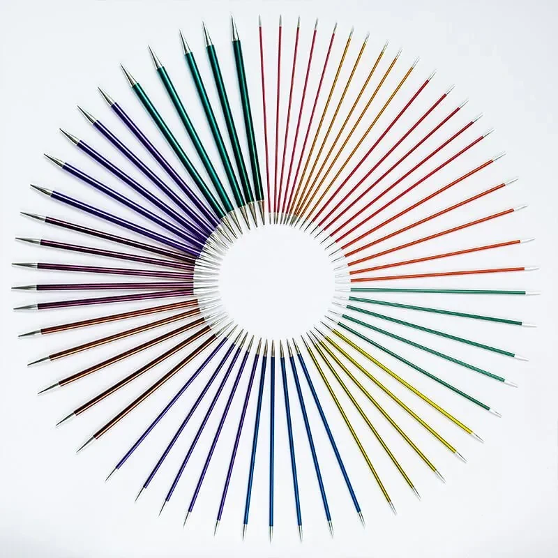 KnitPro ZING Strumpstickor 20 cm (2.00-8.00 mm)
