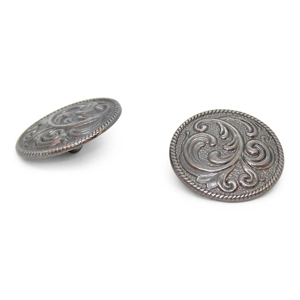 Tennknapp 21 mm med öga, blad