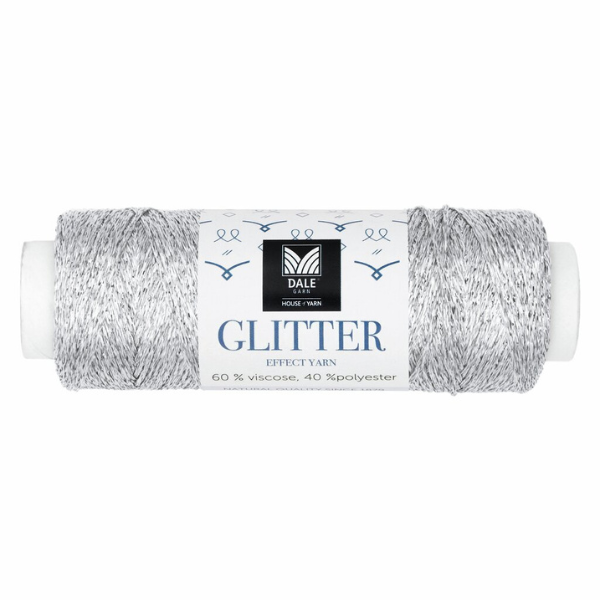 Dale Glitter Effect Yarn 202 Silver